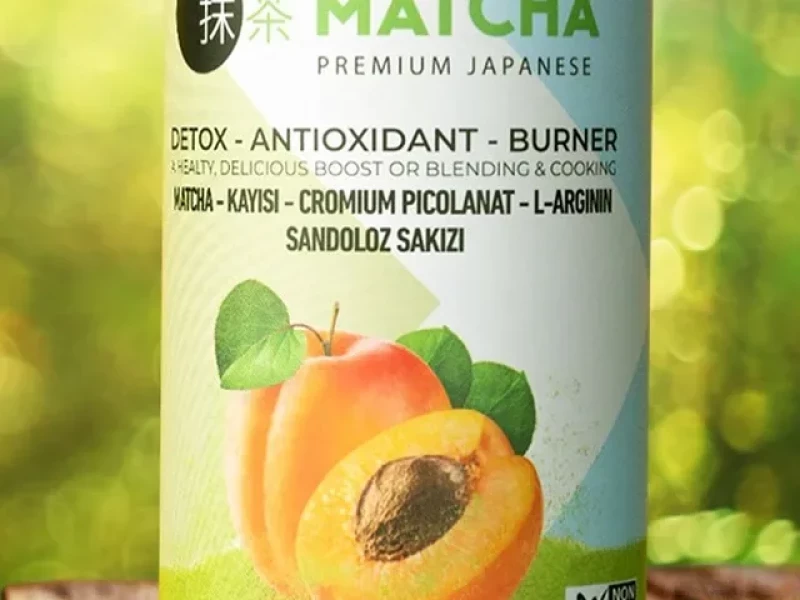 Matcha Tea Apricot